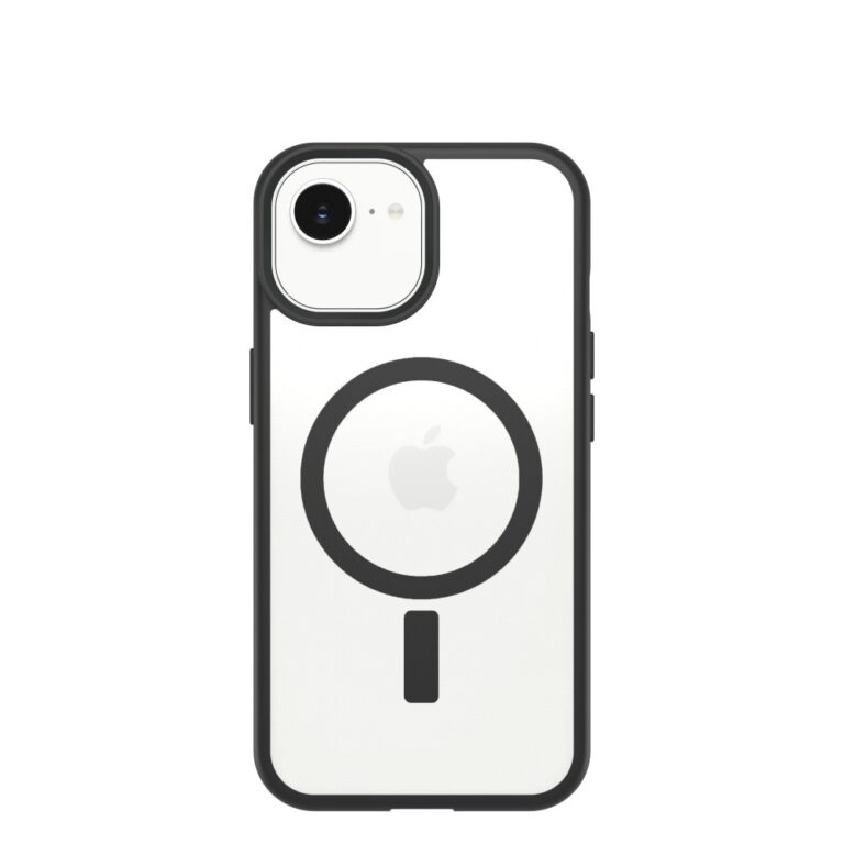 OtterBox React MagSafe Cover for Apple iPhone 17e/16e/15/14/13, Transparent/Black