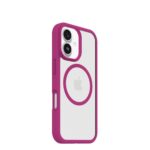 OtterBox React MagSafe Series Cover for Apple iPhone 17 (6.3") Rose Crystal, Pink/Transparent