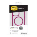 OtterBox React MagSafe Series Cover for Apple iPhone 17 (6.3") Rose Crystal, Pink/Transparent