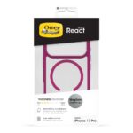 OtterBox React MagSafe Series Cover for Apple iPhone 17 (6.3") Rose Crystal Pink Transparent