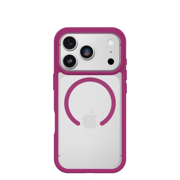 OtterBox React MagSafe Series Cover for Apple iPhone 17 (6.3") Rose Crystal Pink Transparent
