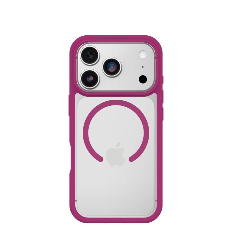 OtterBox React MagSafe Series Cover for Apple iPhone 17 (6.3") Rose Crystal Pink Transparent