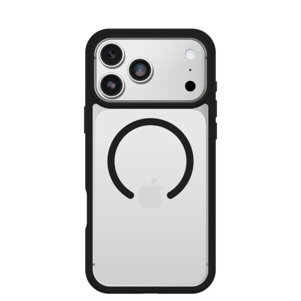 OtterBox React MagSafe Series Cover for Apple iPhone 17 Pro Max, Transparent/Black