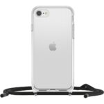 OtterBox React Necklace Case for iPhone SE (3rd/2nd gen)/8/7, 4.7", Clear, MIL-STD-810G