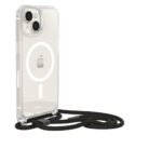 OtterBox React Necklace MagSafe Case for iPhone 16e/14, 6.1", Drop Proof, Transparent