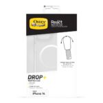OtterBox React Necklace MagSafe Case for iPhone 16e/14, 6.1", Drop Proof, Transparent