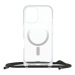 OtterBox React Necklace Series Cover for iPhone 16, 6.1", MagSafe, Clear