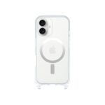 OtterBox React Necklace Series Cover for iPhone 16, 6.1", MagSafe, Clear