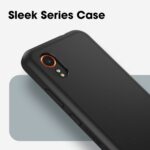 OtterBox React Series Cover for Samsung Galaxy XCover 7, Drop Proof, Scratch Resistant, Black