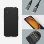 OtterBox React Series Cover for Samsung Galaxy XCover 7, Drop Proof, Scratch Resistant, Black