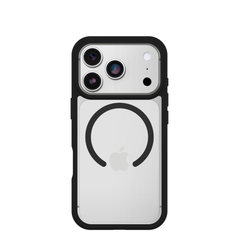 OtterBox React Series MagSafe Case for Apple iPhone 17 Pro, Clear/Black, Drop/Scratch Resistant