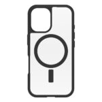 OtterBox React Series MagSafe Case for iPhone 16, Black Crystal, Drop Proof, Scratch Resistant