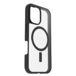OtterBox React Series MagSafe Case for iPhone 16, Black Crystal, Drop Proof, Scratch Resistant