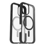 OtterBox React Series MagSafe Case for iPhone 16, Black Crystal, Drop Proof, Scratch Resistant