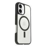 OtterBox React Series MagSafe Case for iPhone 16, Black Crystal, Drop Proof, Scratch Resistant