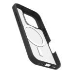 OtterBox React Series MagSafe Case for iPhone 16 Pro, Black Crystal, Drop & Scratch Resistant
