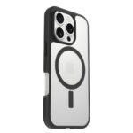 OtterBox React Series MagSafe Case for iPhone 16 Pro, Black Crystal, Drop & Scratch Resistant