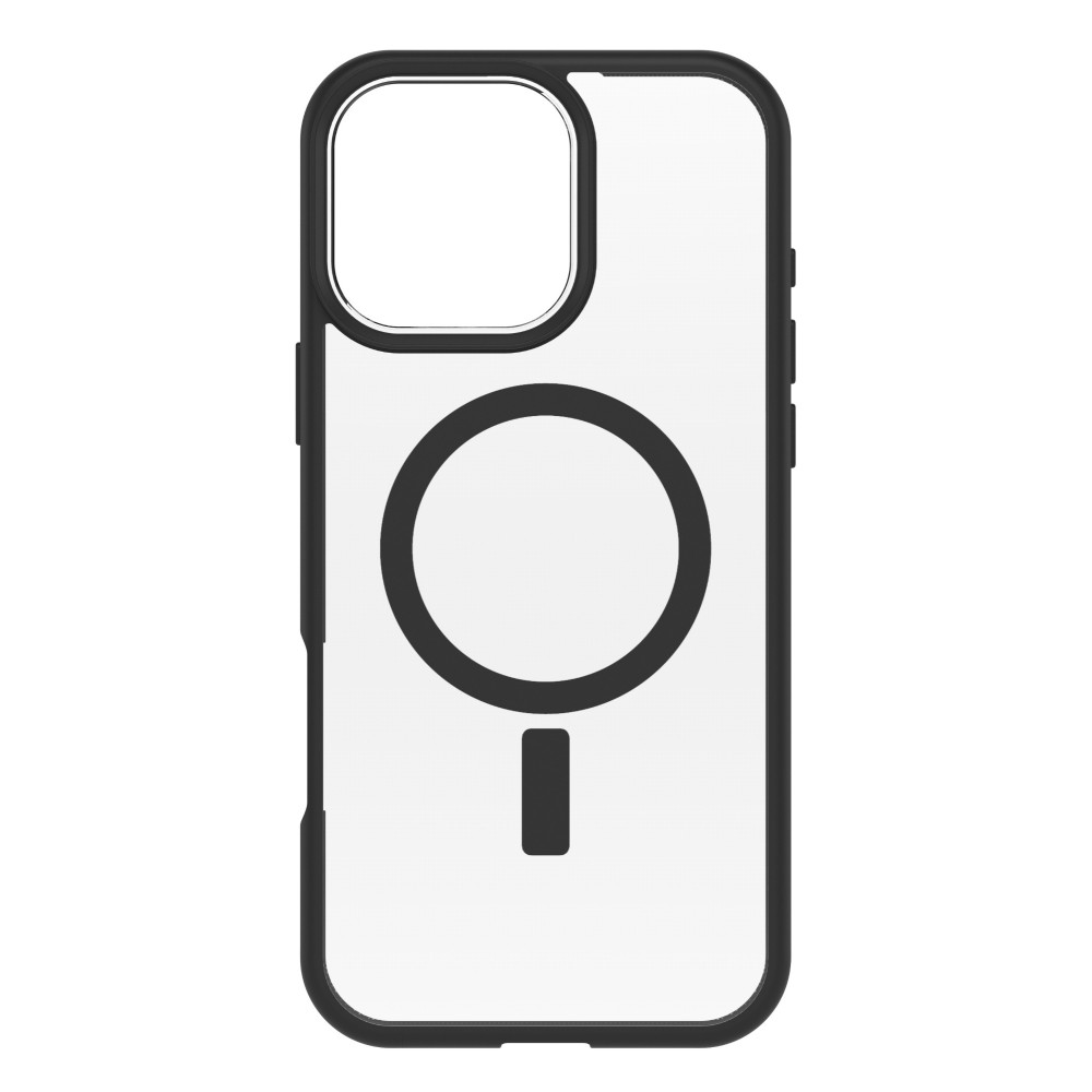OtterBox React Series MagSafe Case for iPhone 16 Pro Max, Black Crystal OtterBox React Series MagSafe Case for iPhone 16 Pro Max, Black Crystal
