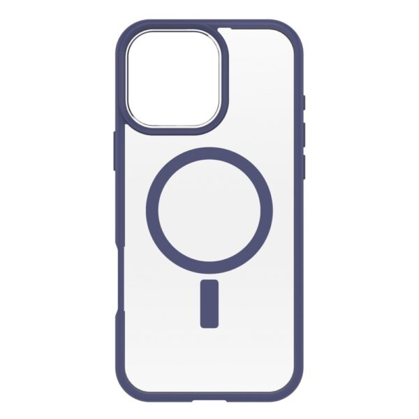 OtterBox React Series MagSafe Case for iPhone 16 Pro Max, Space Cadet Blue/Transparent