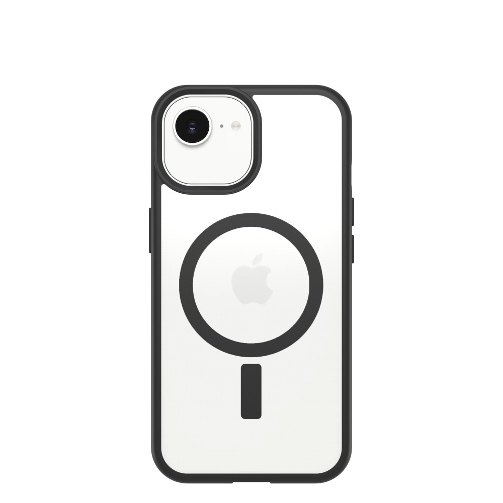 OtterBox React Series MagSafe Cover for iPhone 13/14/15/16e/17e, Black/Transparent OtterBox React Series MagSafe Cover for iPhone 13/14/15/16e/17e, Black/Transparent