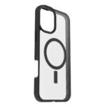 OtterBox React Series MagSafe Cover for iPhone 16 Plus, Drop Proof, Scratch Resistant, Black Crystal