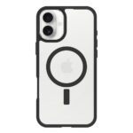 OtterBox React Series MagSafe Cover for iPhone 16 Plus, Drop Proof, Scratch Resistant, Black Crystal