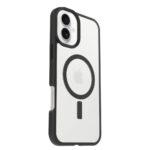 OtterBox React Series MagSafe Cover for iPhone 16 Plus, Drop Proof, Scratch Resistant, Black Crystal