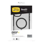OtterBox React Series MagSafe Cover for iPhone 16 Plus, Drop Proof, Scratch Resistant, Black Crystal