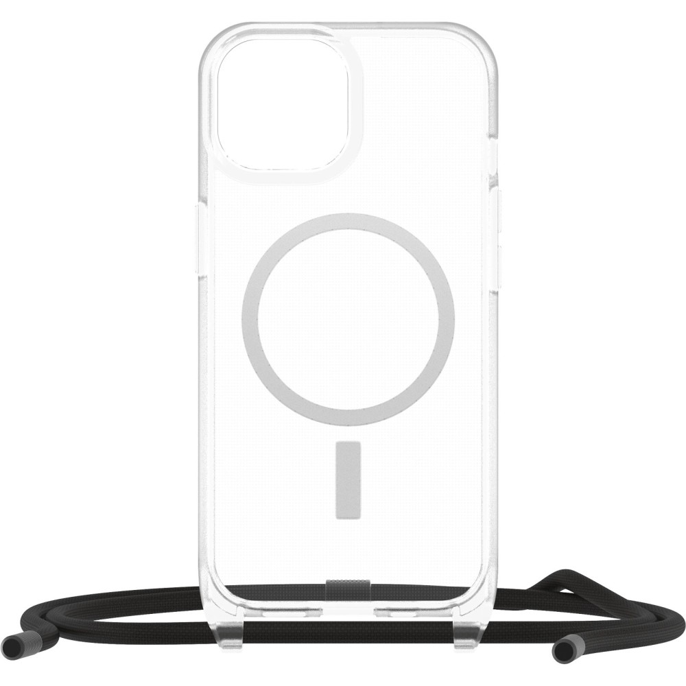 OtterBox React Series Necklace MagSafe Case for iPhone 15, Clear, Drop Proof, Scratch Resistant OtterBox React Series Necklace MagSafe Case for iPhone 15, Clear, Drop Proof, Scratch Resistant