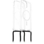 OtterBox React Series Necklace MagSafe Case for iPhone 15, Clear, Drop Proof, Scratch Resistant