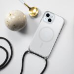OtterBox React Series Necklace MagSafe Case for iPhone 15, Clear, Drop Proof, Scratch Resistant