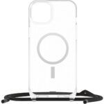 OtterBox React Series Necklace MagSafe Case for iPhone 15 Plus, Clear