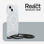 OtterBox React Series Necklace MagSafe Case for iPhone 15 Plus, Clear