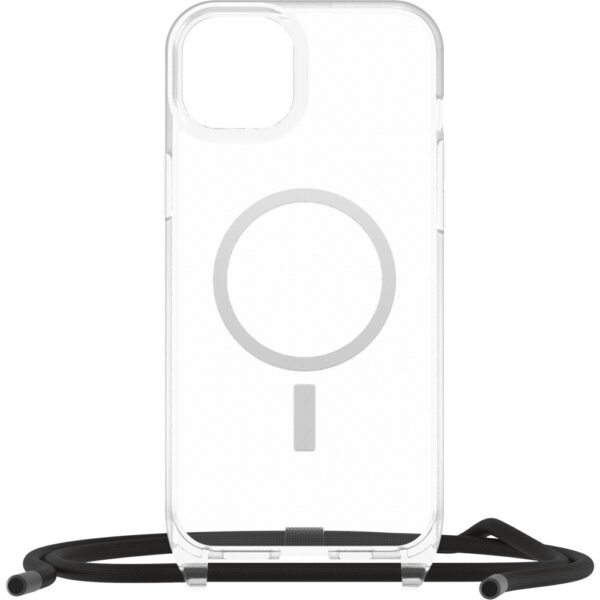 OtterBox React Series Necklace MagSafe Case for iPhone 15 Plus, Clear