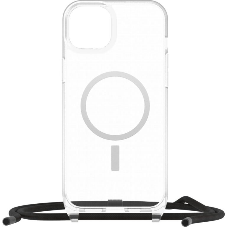 OtterBox React Series Necklace MagSafe Case for iPhone 15 Plus, Clear