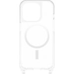 OtterBox React Series Necklace MagSafe Case for iPhone 15 Pro, Clear, Drop Proof, Scratch Resistant