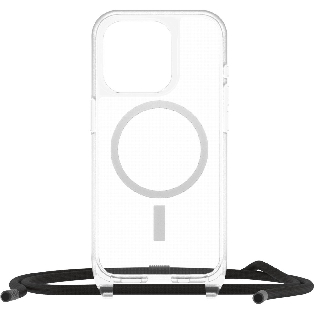 OtterBox React Series Necklace MagSafe Case for iPhone 15 Pro, Clear, Drop Proof, Scratch Resistant OtterBox React Series Necklace MagSafe Case for iPhone 15 Pro, Clear, Drop Proof, Scratch Resistant