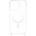 OtterBox React Series Necklace MagSafe Case for iPhone 15 Pro Max Clear with Strap