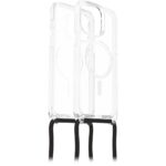 OtterBox React Series Necklace MagSafe Case for iPhone 15 Pro Max Clear with Strap