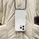 OtterBox React Series Necklace MagSafe Case for iPhone 15 Pro Max Clear with Strap
