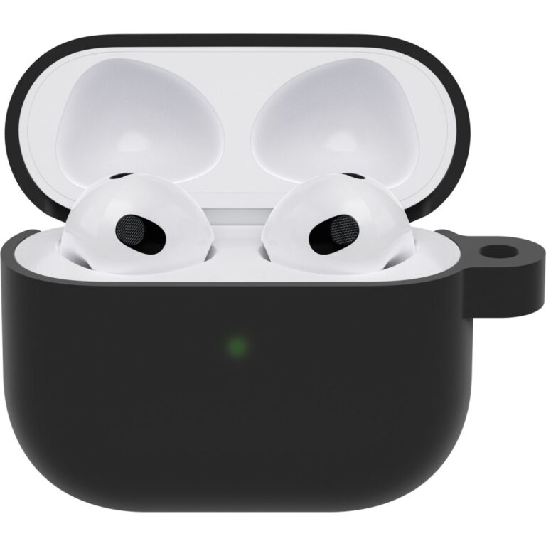 OtterBox Soft Touch Series Case for Apple AirPods (3rd Gen), Drop Proof, Scratch Resistant, Black