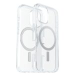 OtterBox Symmetry Clear Cover for iPhone 16, 6.1", Transparent, MagSafe Compatible