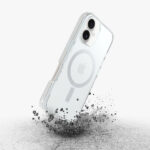 OtterBox Symmetry Clear Cover for iPhone 16, 6.1", Transparent, MagSafe Compatible