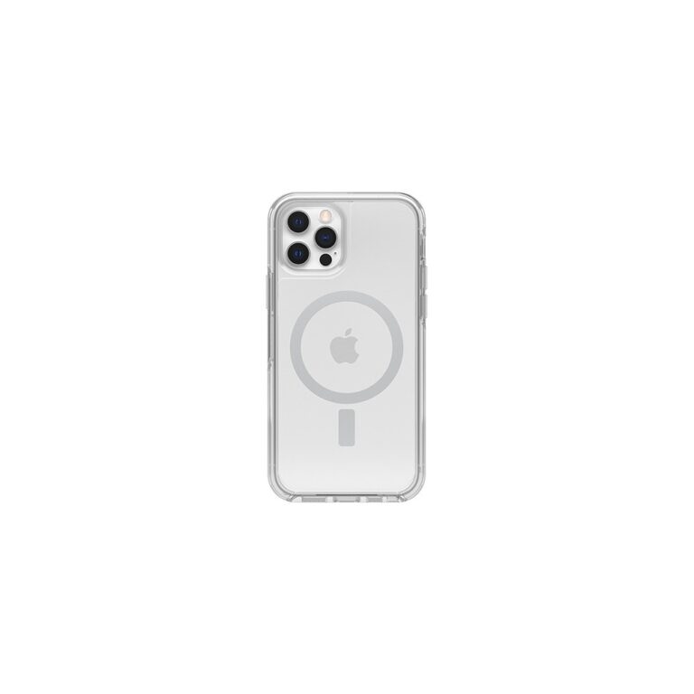 OtterBox Symmetry Plus Clear Series Case for Apple iPhone 12 / iPhone 12 Pro, Transparent, Anti-bacterial