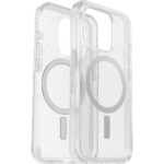 OtterBox Symmetry Series Clear Case for Apple iPhone 15 Pro, Stardust