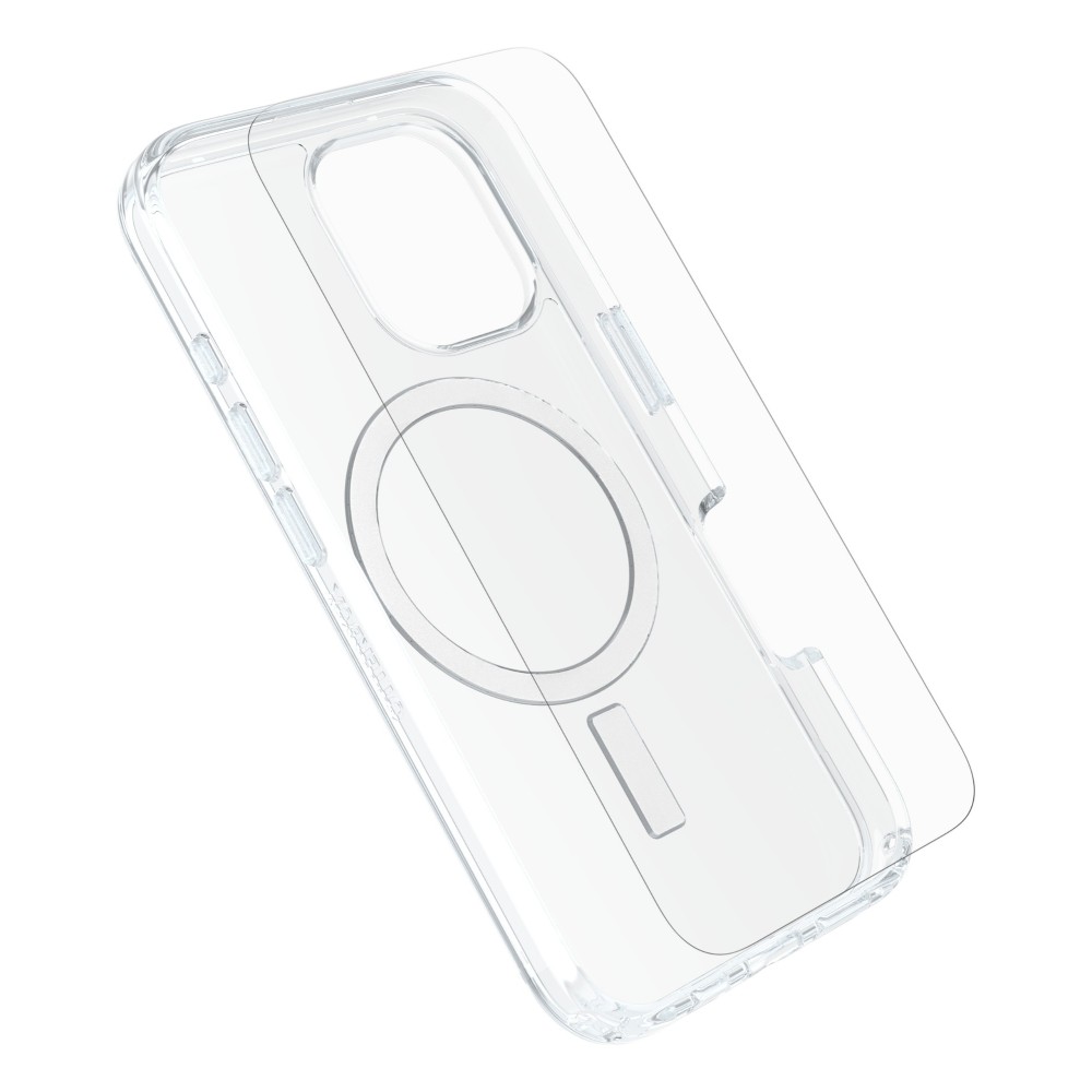 OtterBox Symmetry Series Clear Case & Screen Protector for iPhone 16, Transparent OtterBox Symmetry Series Clear Case & Screen Protector for iPhone 16, Transparent