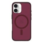 OtterBox Symmetry Series Clear for MagSafe Apple iPhone 16 Case 6.1" Red Translucent