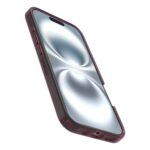 OtterBox Symmetry Series Clear for MagSafe Apple iPhone 16 Case 6.1" Red Translucent