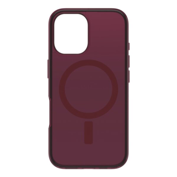 OtterBox Symmetry Series Clear for MagSafe Apple iPhone 16 Case 6.1" Red Translucent