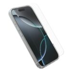 OtterBox Symmetry Series Clear for MagSafe Case + Screen Protector for iPhone 16 Pro, Transparent